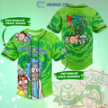Rick And Mory Wubba Wubba Dub Dub Personalized Baseball Jersey