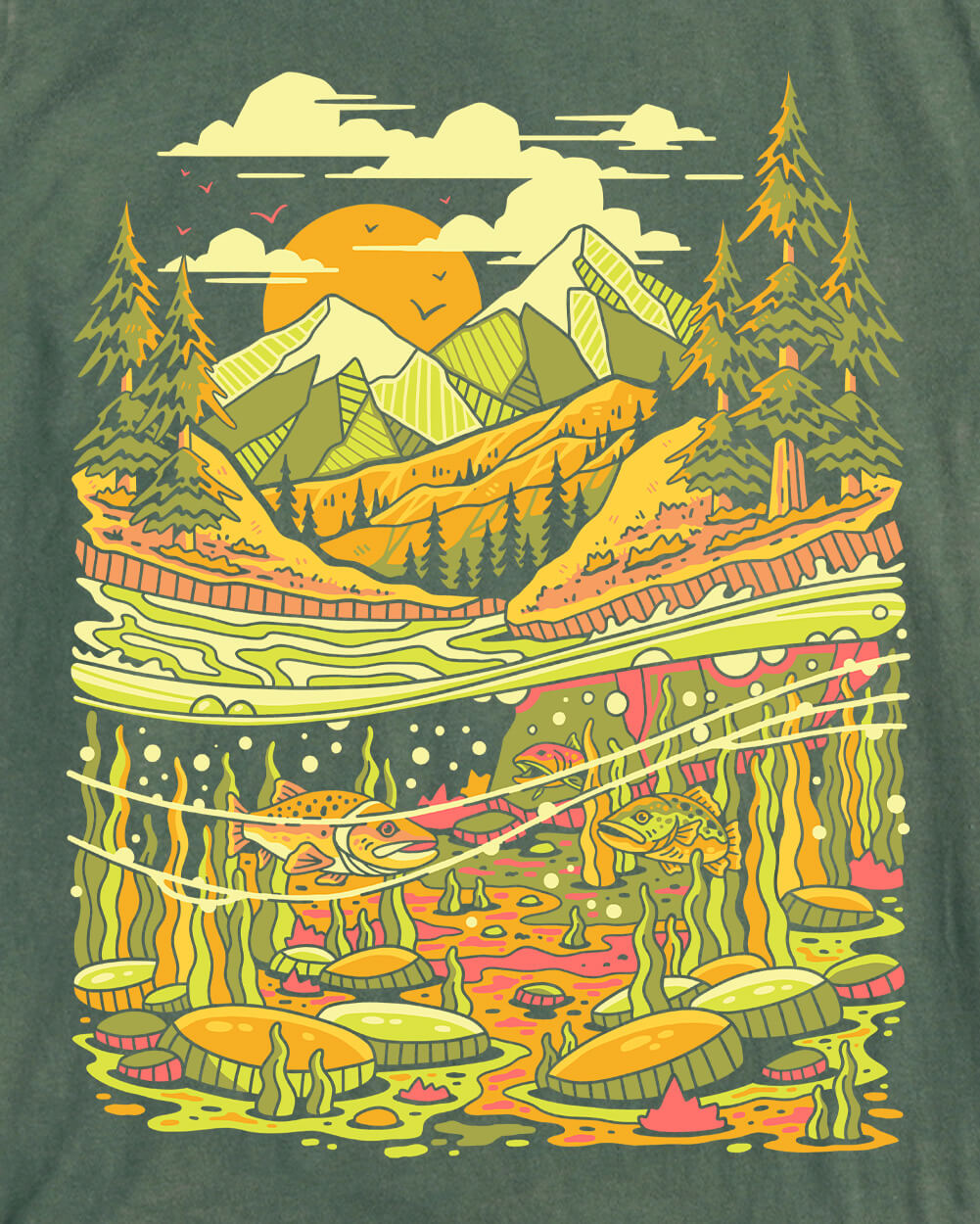 River Depths Vintage Tee