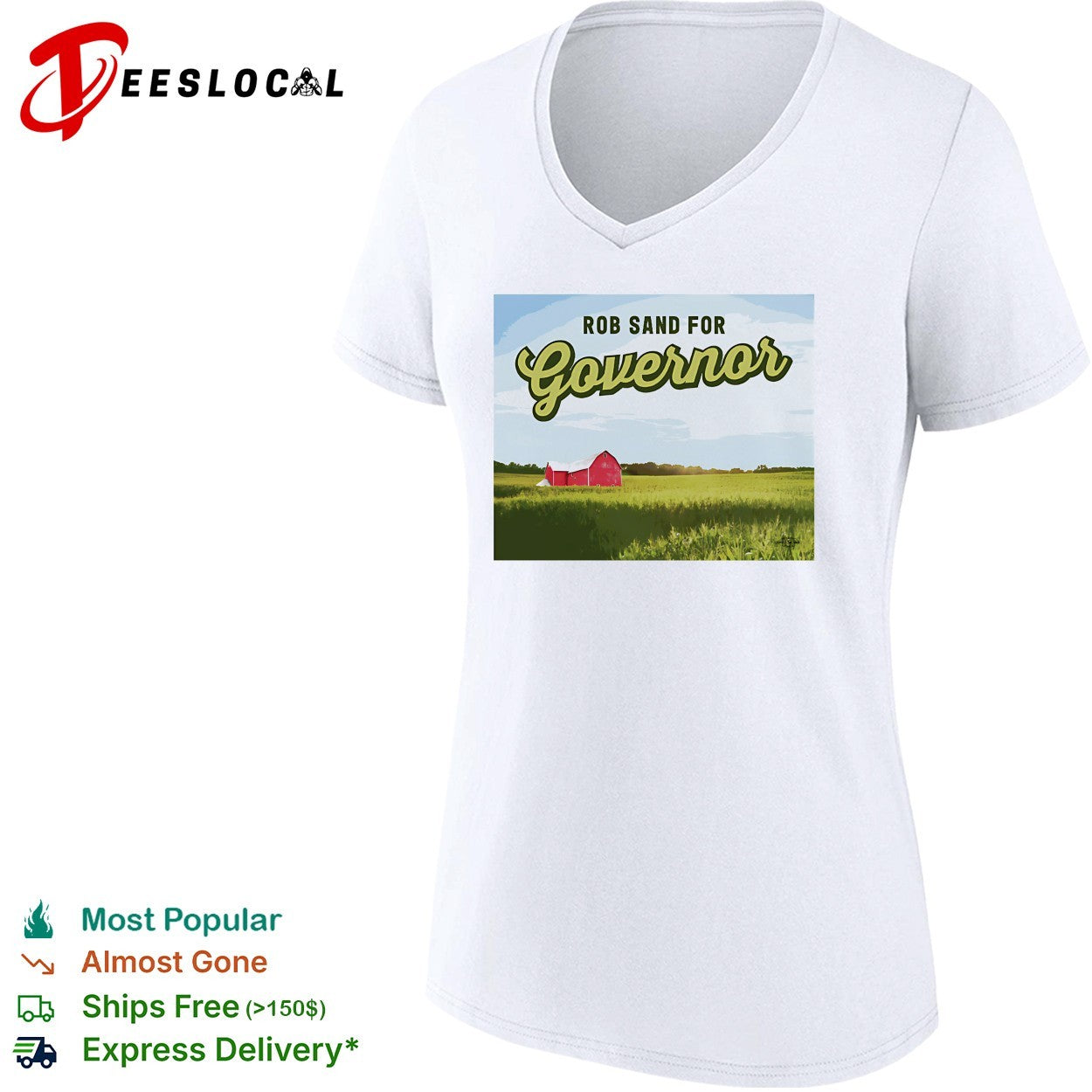 Rob Sand for governor shirt