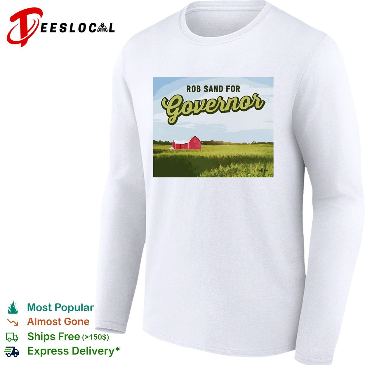 Rob Sand for governor shirt