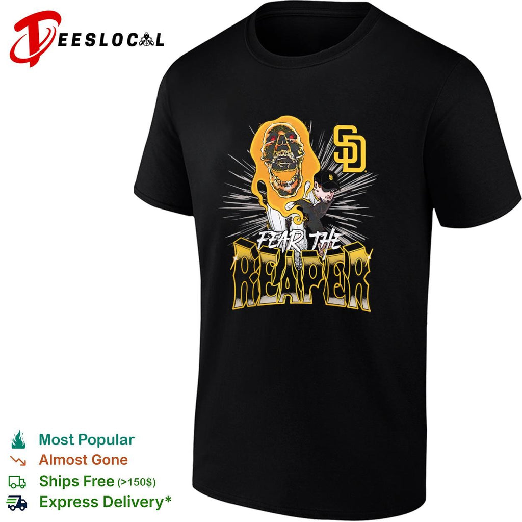 Robert Suarez San Diego Padres MLB Fear the Reaper shirt