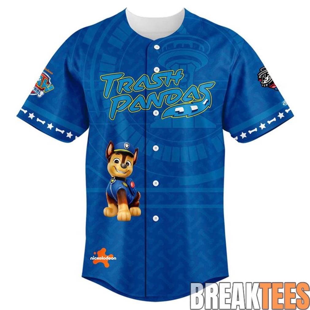Rocket City Trash Pandas 2026 Paw Patrol Adventure Day Jersey