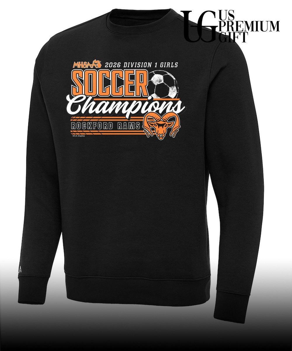 Rockford Rams 2026 MHSAA Girls Soccer D1 Champions shirt