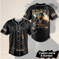 Rod Wave Concert Baseball Jersey Shirt All Over Printed Personalized Rod Wave Outfits Rod Wave Nostalgia Merch Rodwave Shirts Custom Name 2023 Tour Goat Shirts NEW
