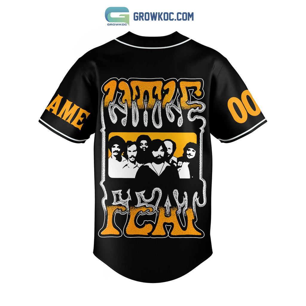 Roll Right Little Feat Thru The Night Personalized Baseball Jersey