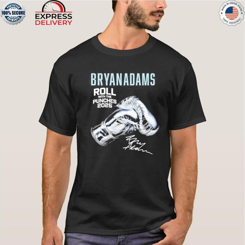 Roll With The Punches Bryan Adams Shirt