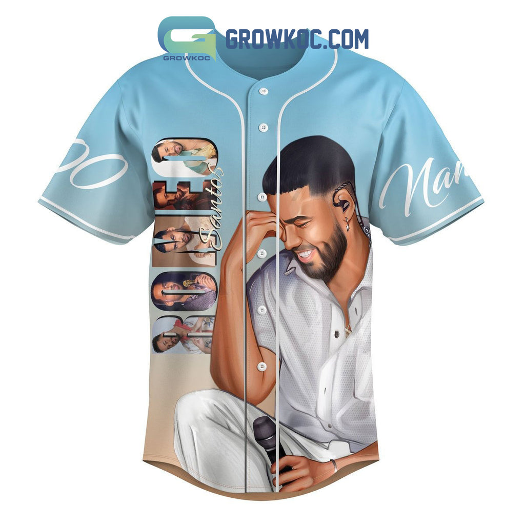 Romeo Santos Bailamos Bachata Fan Personalized Baseball Jersey