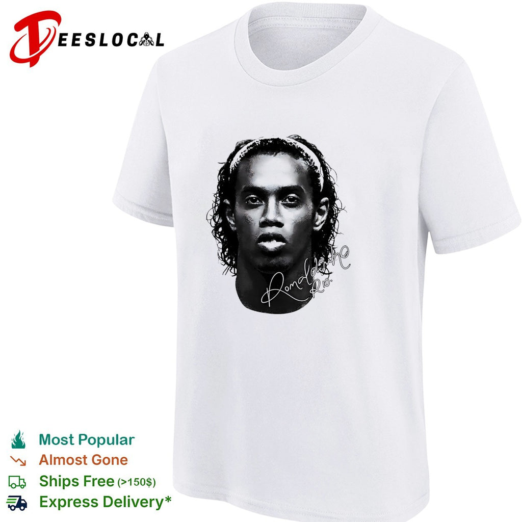 Ronaldinho big head signature shirt