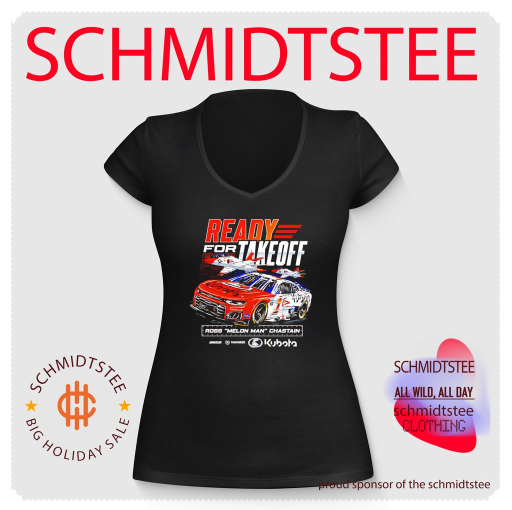 Ross Melon Man Chastain Ready for Takeoff Trackhouse Racing Kubota shirt