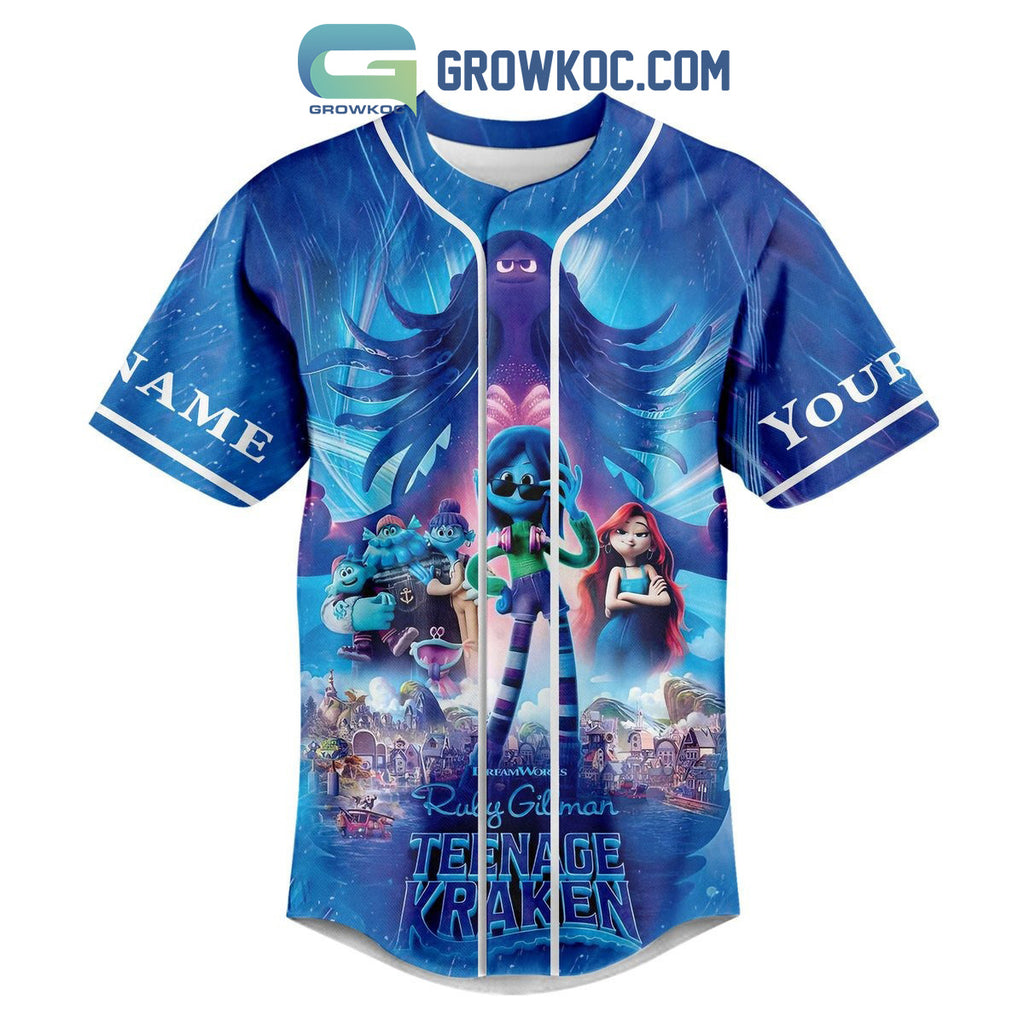 Ruly Gilman Teenage Kraken The Ocean Is A Mysterious World Personalized Baseball Jersey