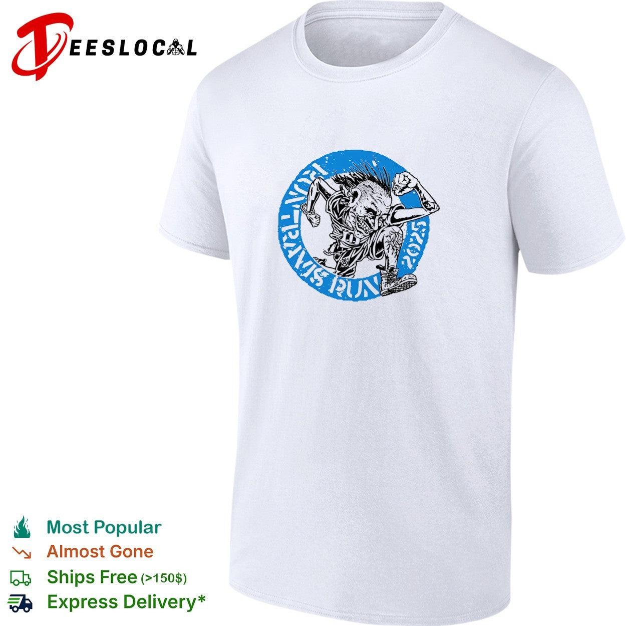 Run Travis run badge 2025 shirt