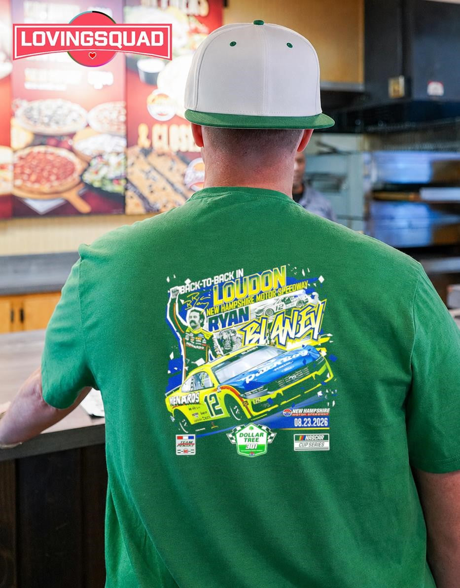 Ryan Blaney 2026 Dollar Tree 301 Race Winner T-Shirt