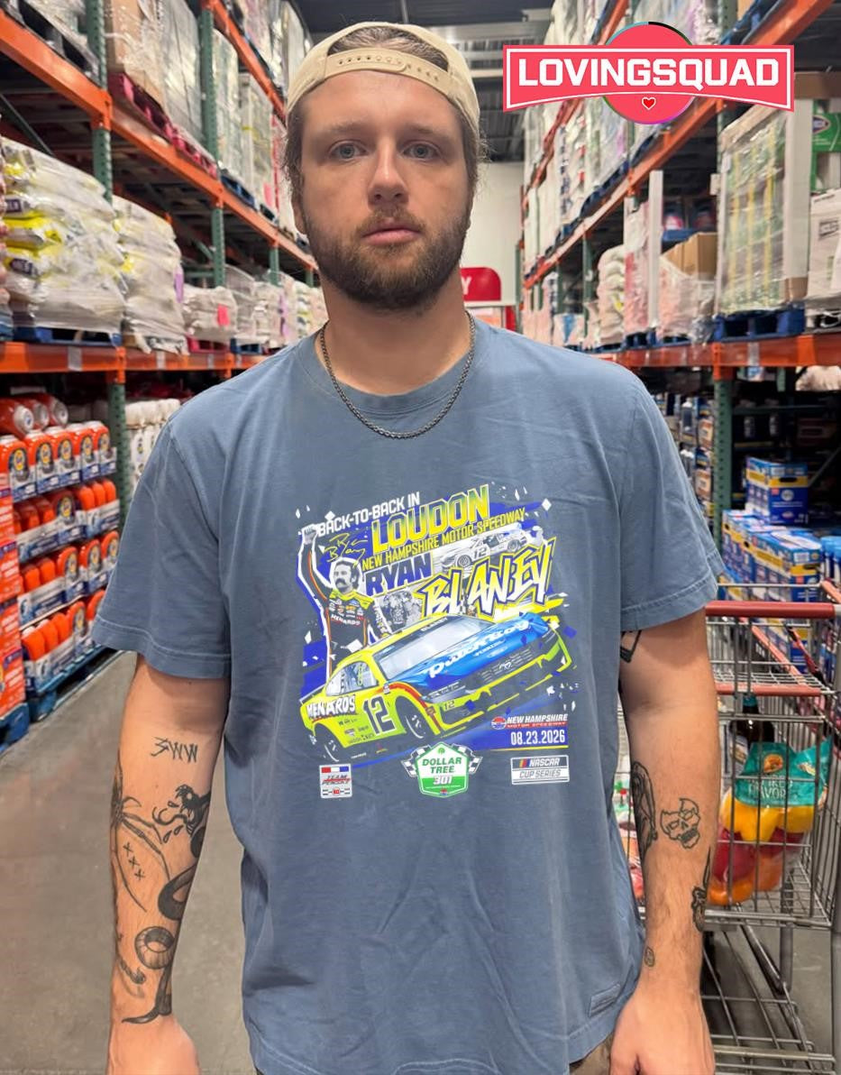 Ryan Blaney 2026 Dollar Tree 301 Race Winner T-Shirt