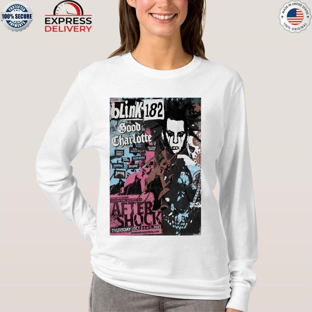 Sacramento, CA Blink 182 Oct 2-5 2025 Shirt