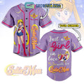 Sailor Moon Just A Girl In Love With Her Personalized Baseball Jersey