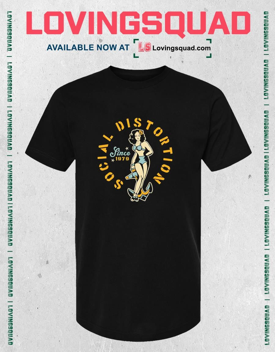 Sailor Pinup Social Distortion Since 1979 T-Shirt