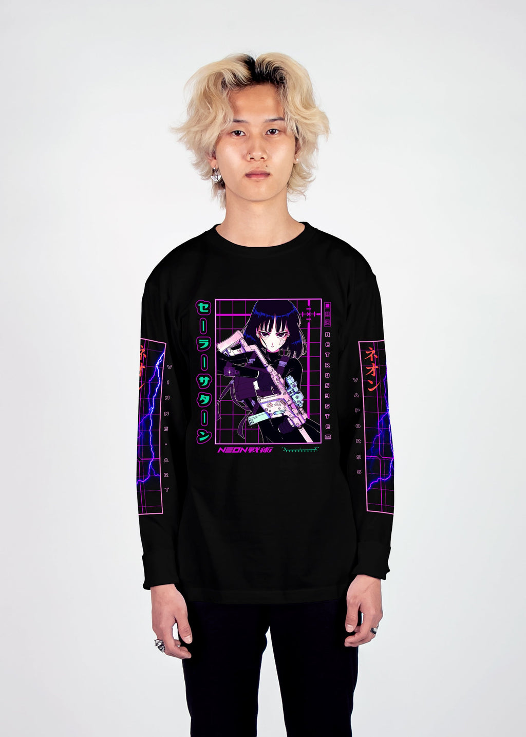 Sailor Saturn Long Sleeve Tee