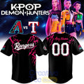 Saja Boys x Texas Rangers Special Baseball Jersey
