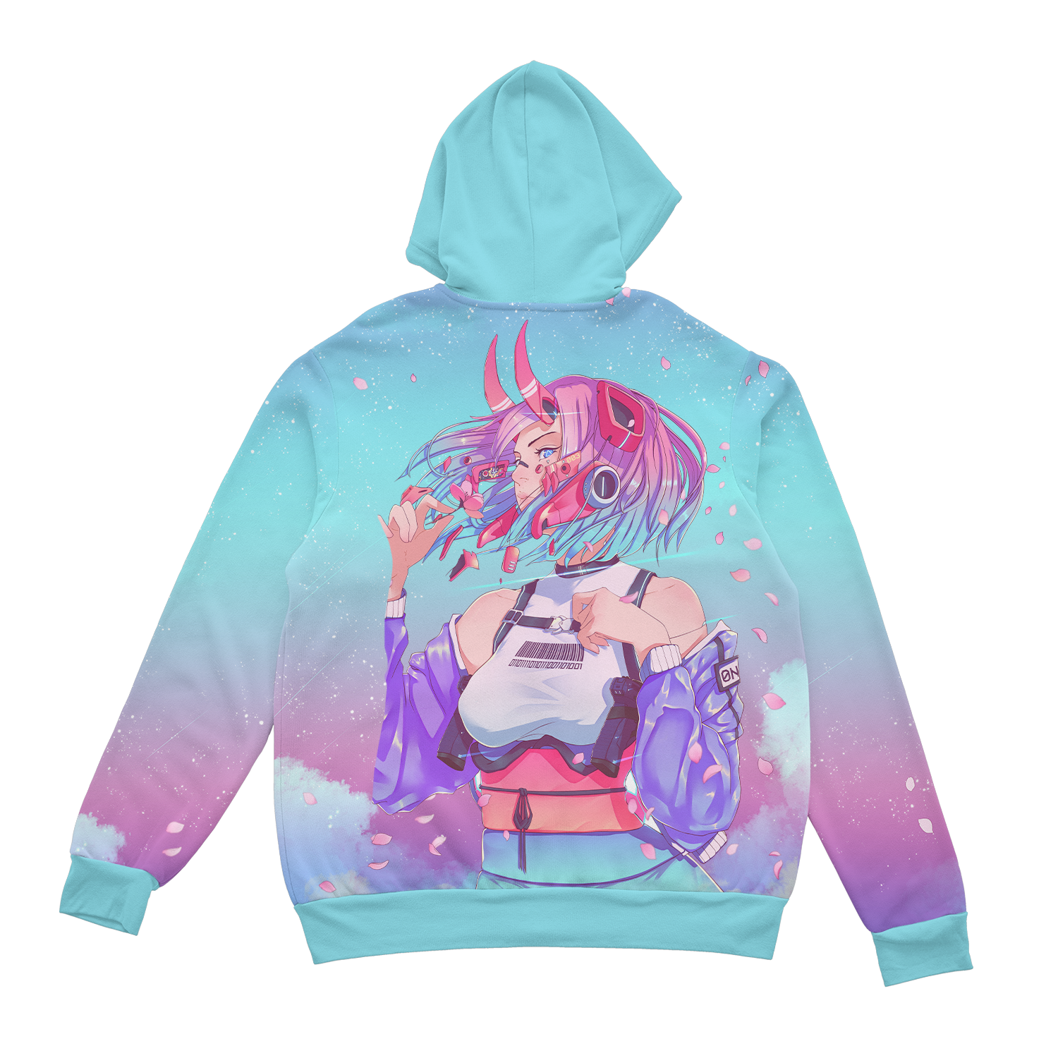 Sakura Oni Zup Up Hoodie
