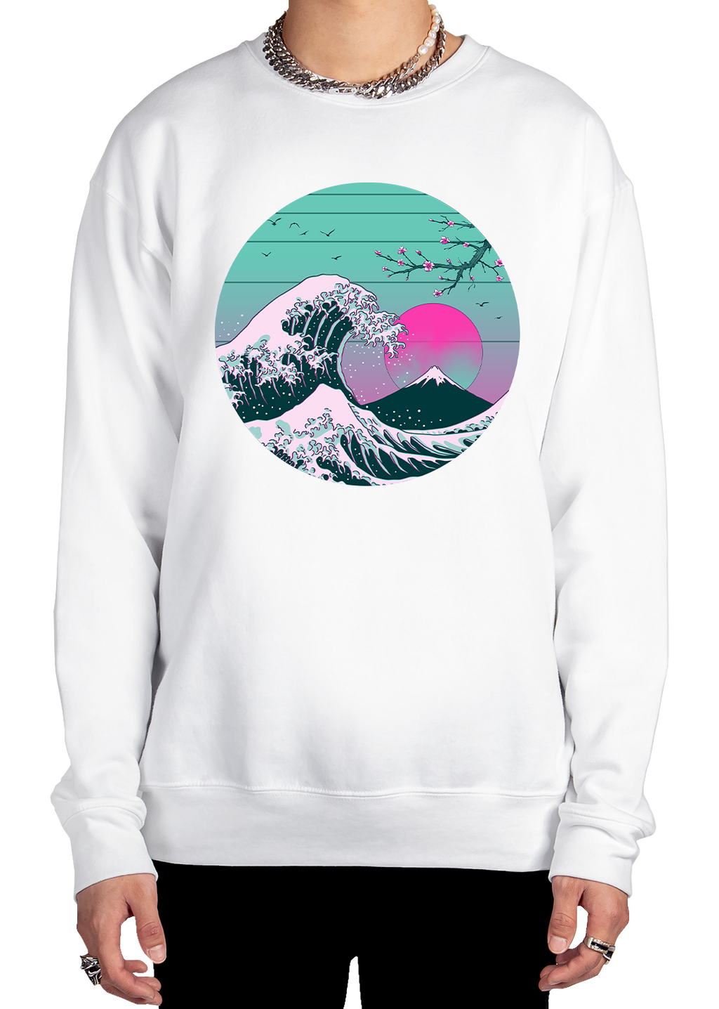 Sakura Wave Sweatshirt