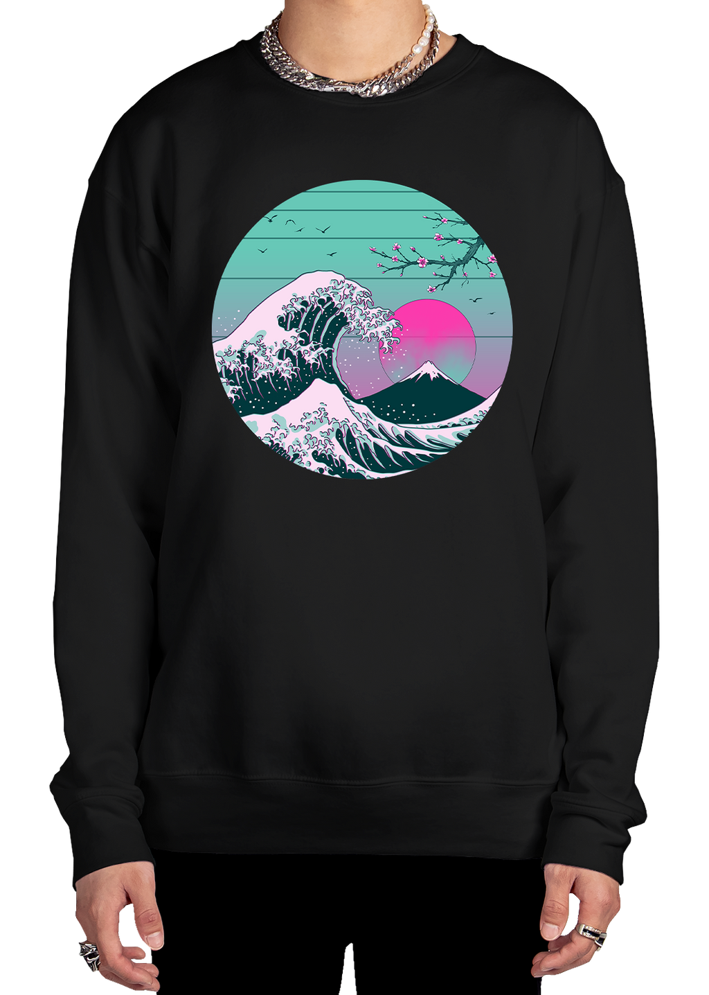 Sakura Wave Sweatshirt