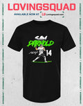 Sam Darnold Name & Number Pose Signature T-Shirt