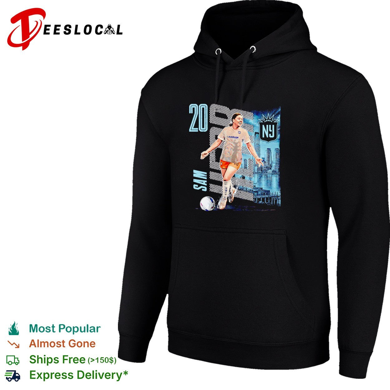 Sam Kerr number 20 Gotham FC graphic shirt