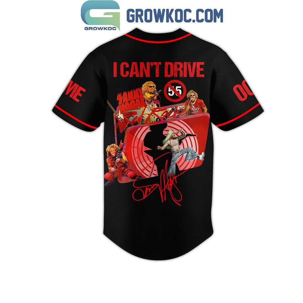Sammy Hager Red Rocket I Can Not Drive Personalized Baseball Jersey