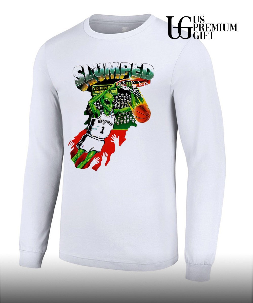 San Antonio Spurs NBA Alien Victor Wembanyama Slumped shirt