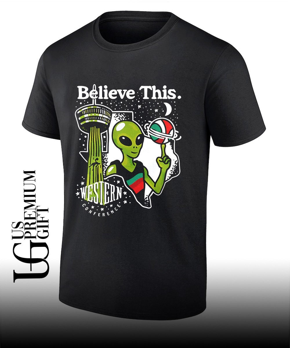 San Antonio Spurs NBA Western Conference Finals 2026 Believe This Alien shirt