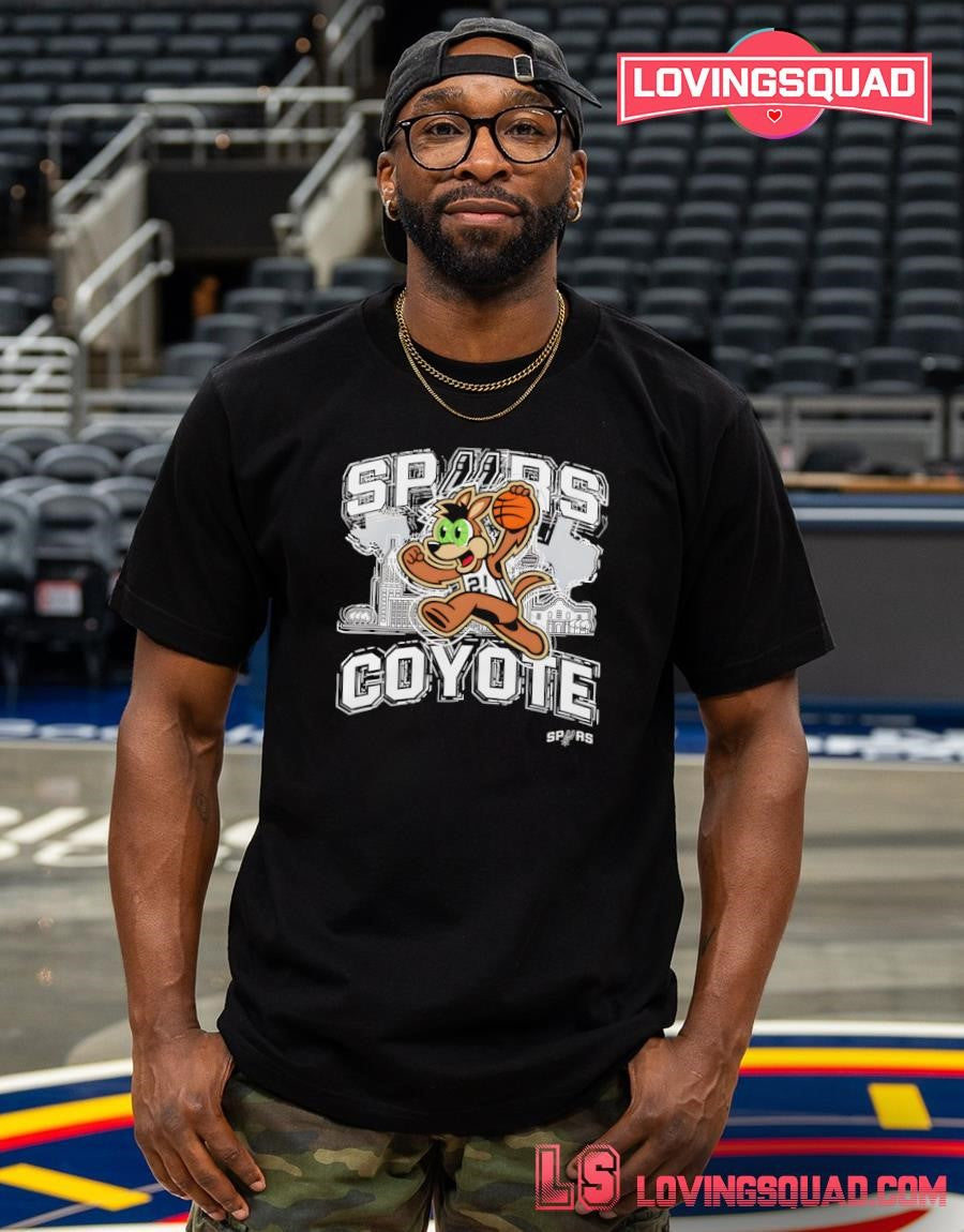 San Antonio Spurs Stadium Essentials Mascot City Elementized T-Shirt