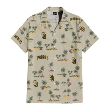 San Diego Padres Coastal Odyssey Hawaiian Shirt