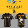 San Diego Padres Happiness Is 75 Years Of Peanuts Baseball Jersey
