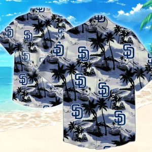 San Diego Padres Hawaiian Graphic Print Short Sleeve - Padres Hawaiian Shirt