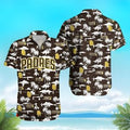 San Diego Padres Hawaiian Shirt White Palm Islands For Summer - Padres Hawaiian Shirt