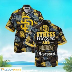 San Diego Padres Tropical Hawaiian Shirt For Hot Summer - Padres Hawaiian Shirt