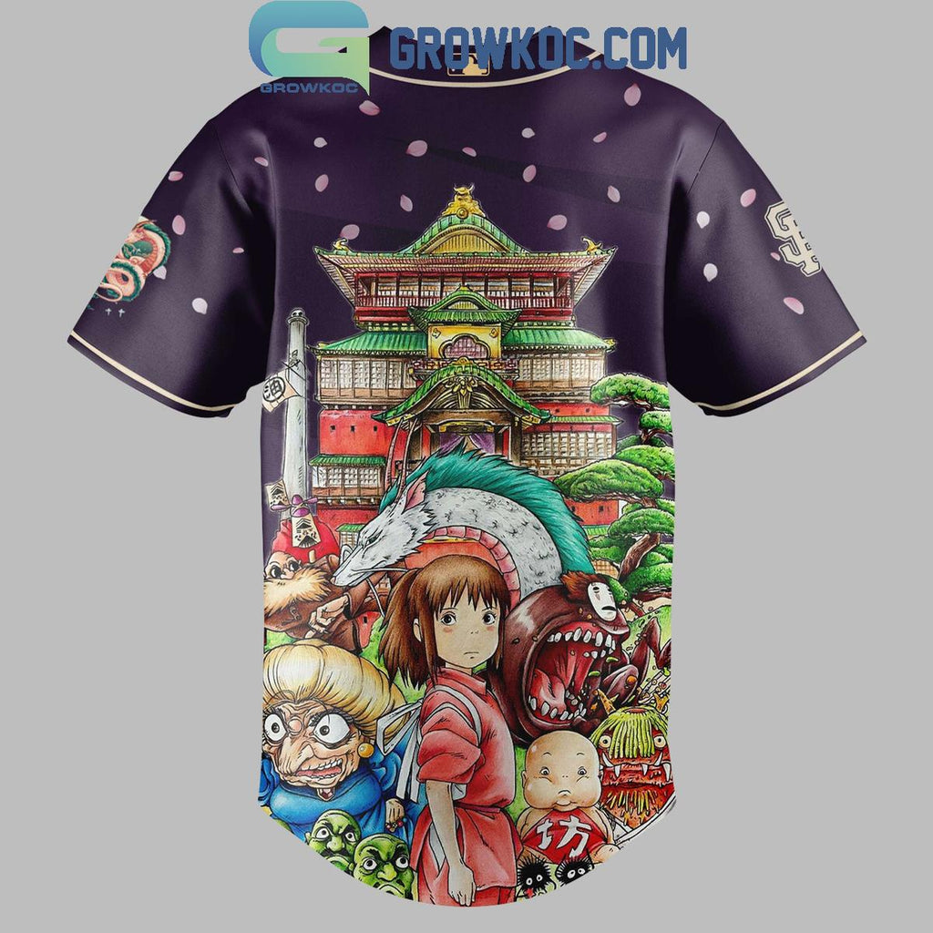 San Francisco Giants x Spirited Away Studio Ghibli 2025 Baseball Jersey