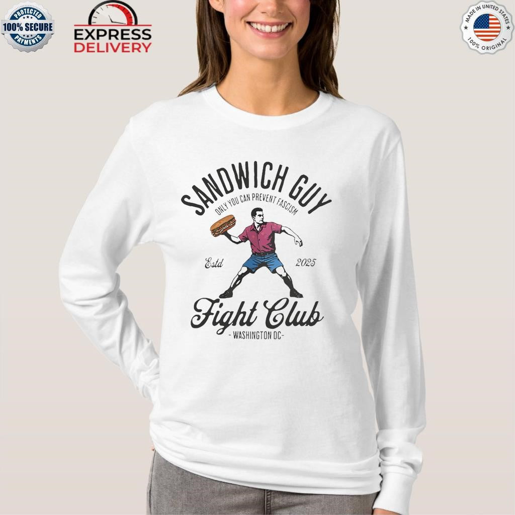 Sandwich Guy Fight Club Washington DC Shirt