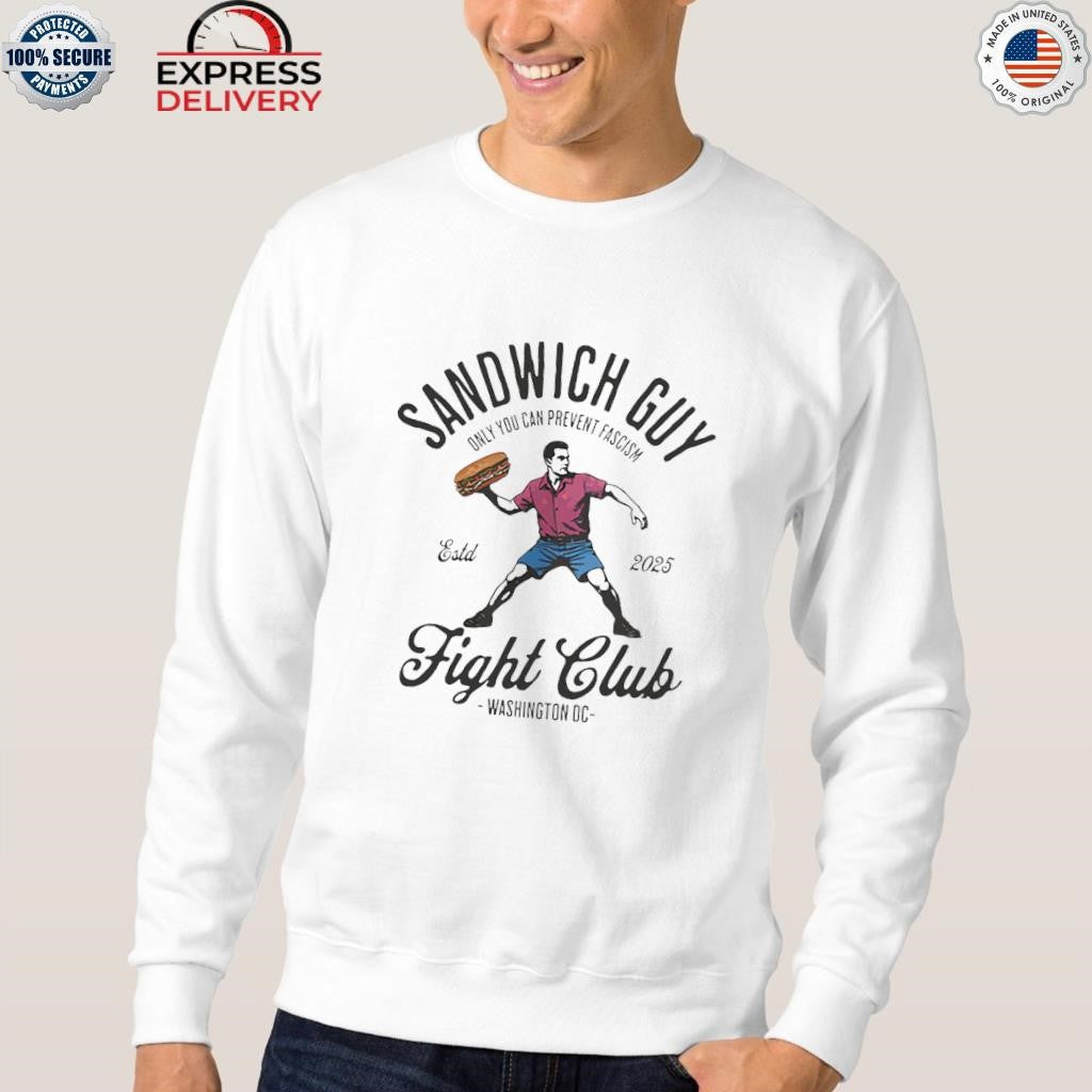 Sandwich Guy Fight Club Washington DC Shirt