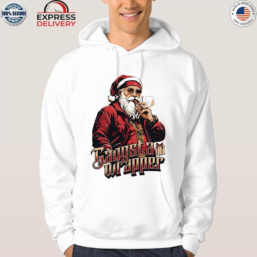 Santa Claus Gangsta Wrapper Shirt