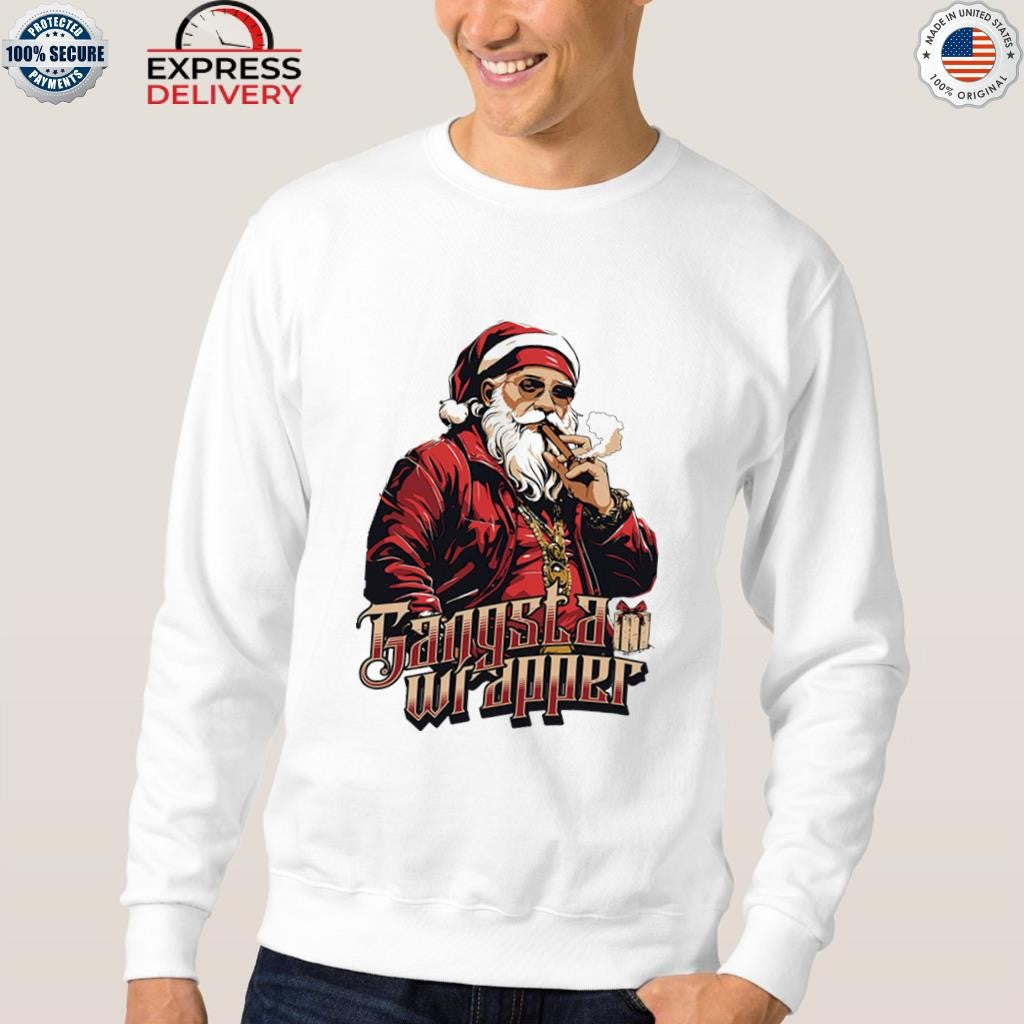 Santa Claus Gangsta Wrapper Shirt