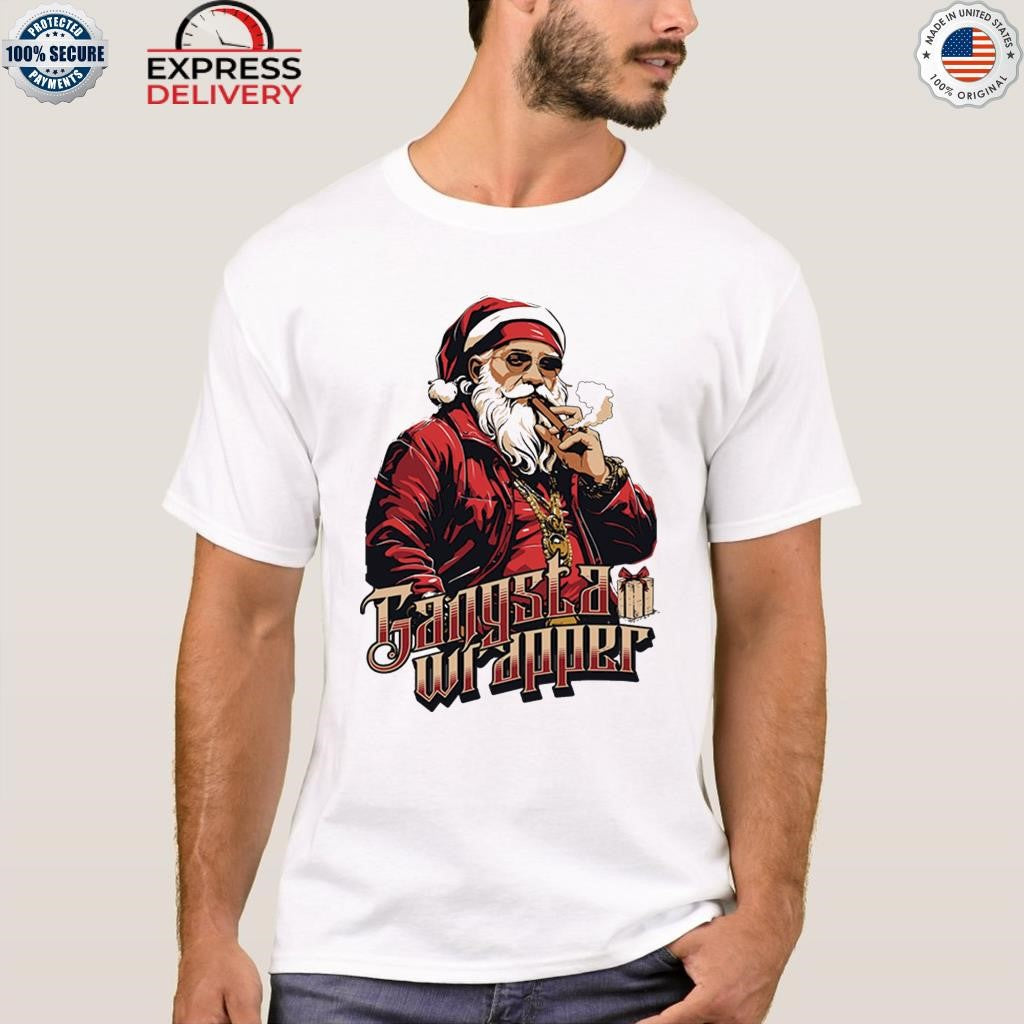 Santa Claus Gangsta Wrapper Shirt