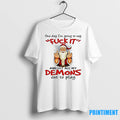 Santa Middle Finger One Day Im Going To Say Fuck It Demons Out To Play T-Shirts, Hoodie, Sweatshirt | InkRitualCo.com