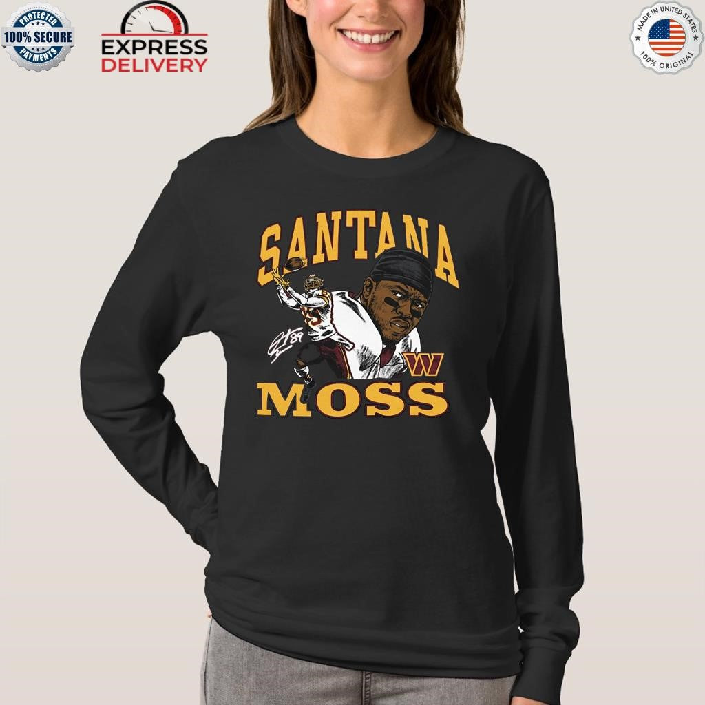 Santana Moss Washington Commanders Retired Player Classic Caricature Shirt