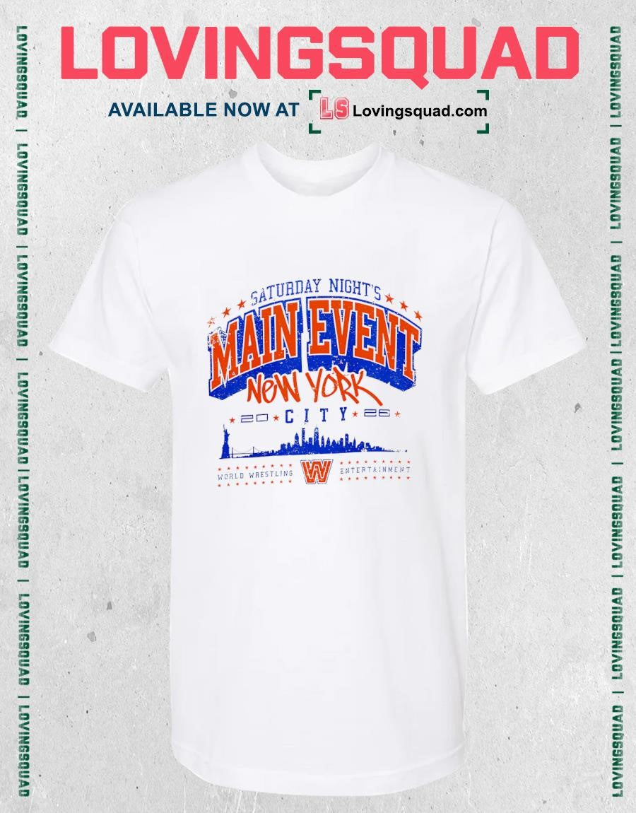 Saturday Night’s Main Event 2026 NYC Skyline Retro T-Shirt