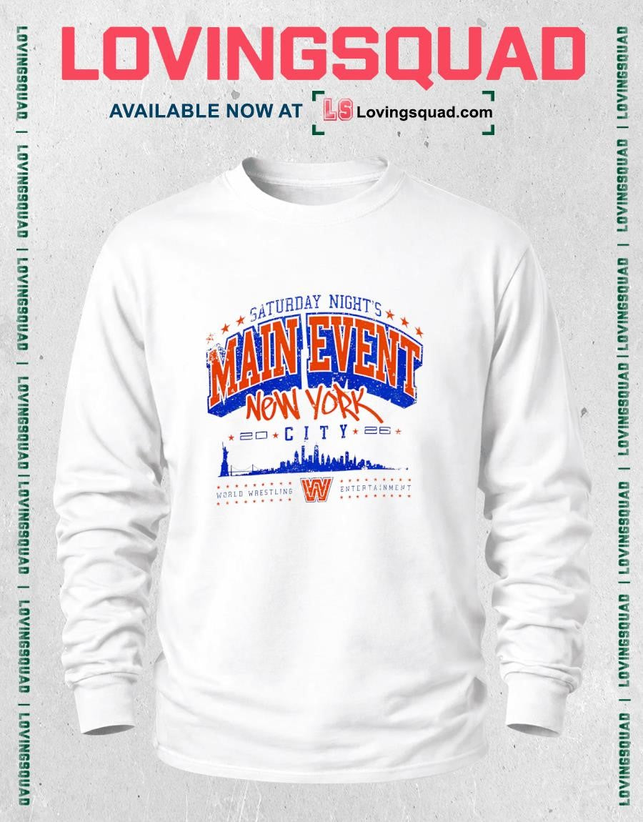 Saturday Night’s Main Event 2026 NYC Skyline Retro T-Shirt