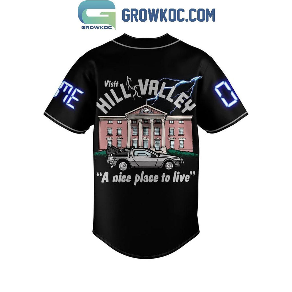 Save The Clock Tower Visit High Valley Personalized Baseball Jersey