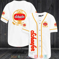 Schaefer Beer white Baseball shirt