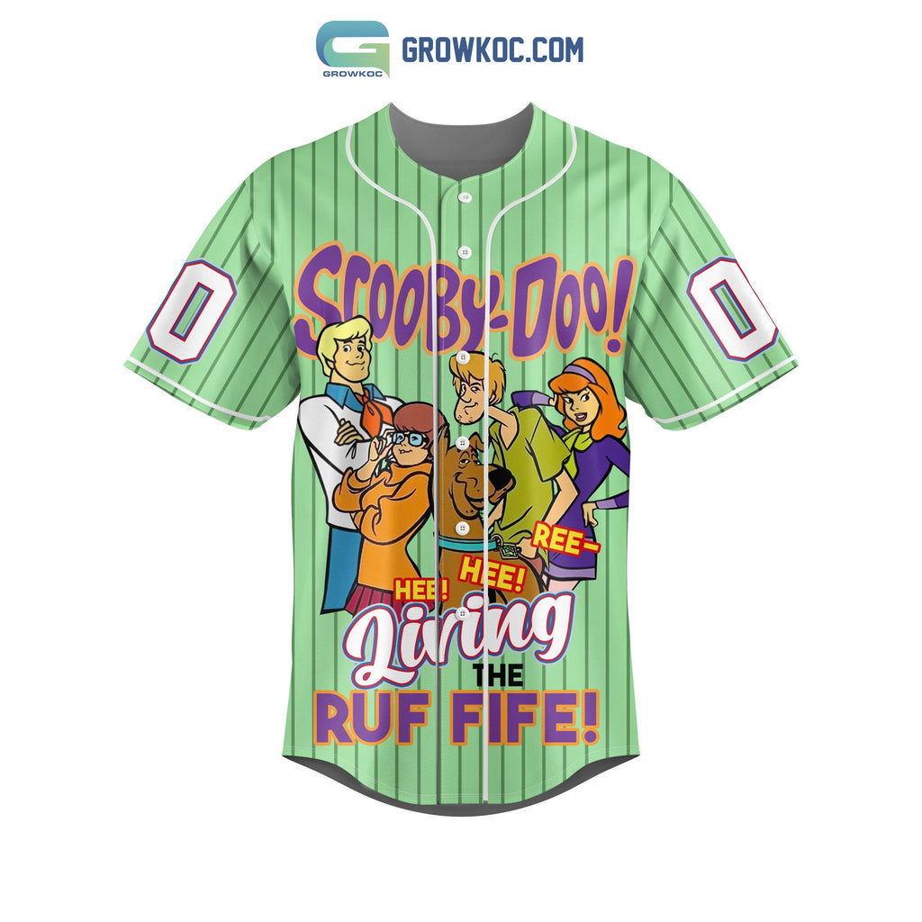 Scooby Doo Living The Ruf Fife Personalized Baseball Jersey