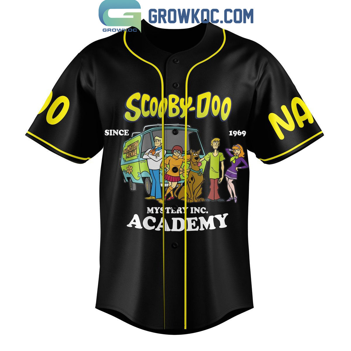Scooby-Doo Solving Mysteries Unmasking Villains Personalized Baseball Jersey